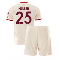 Dres Bayern Munich Thomas Muller #25 Tretina pre deti 2024-25 Krátky Rukáv (+ trenírky)